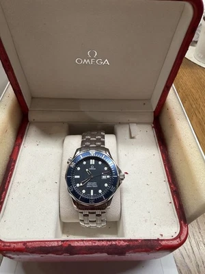Omega Seamaster Professional Diver 300M 41 mm esfera azul caja de acero y papeles Foto 1 de 4