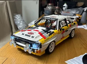 3887PCS  Audi Sport Quattro S1 Rally Car 1984 Building Blocks 1:8 Scale - Picture 1 of 7