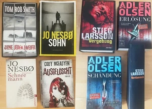 8 spannende Bücher: TomRob Smith, Jo Nesbø, Stieg Larsson, Adler Olsen, McFayden - Bild 1 von 1