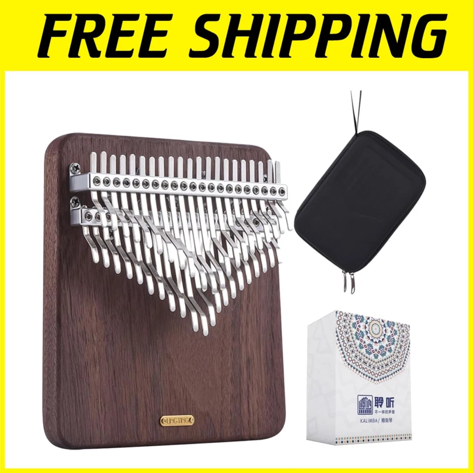Kalimba 42 keys Solid Walnut Wood Thumb (LT-K42W Moon Whisperer)