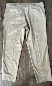 Ben Hogan Golfhose Herren Größe 38 x 30 beige flache Vorderseite Komfortbund - Bild 1 von 10