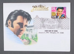 MayfairStamps US FDC 1993 Tennessee Elvis Presley Graceland First Day Cover aau_ - Picture 1 of 2