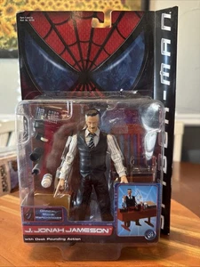J Jonah Jameson Spider-Man 1 Movie Actionfigur Neu 2001 Toybiz Marvel - Bild 1 von 9