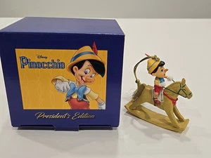 Pinocchio President's Edition Ornament Early Moments Schaukelpferd ein Geschenk Disney - Bild 1 von 7