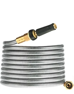 ROSY EARTH Dehnmetall Gartenschlauch 304 Edelstahl Wasserschlauch 75 Fuß - Bild 1 von 7