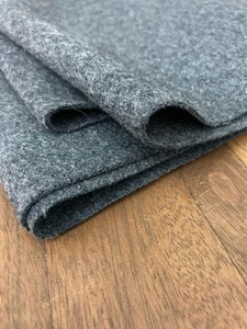 Dark Charcoal Gray Felted Wool – 1–1.5mm Thick – Smooth & Soft - Picture 1 of 10