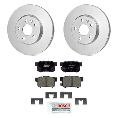 For Acura RL 02-04 Bosch QuietCast Premium Rear Brake Kit w Ceramic Pads - Image 1 of 2