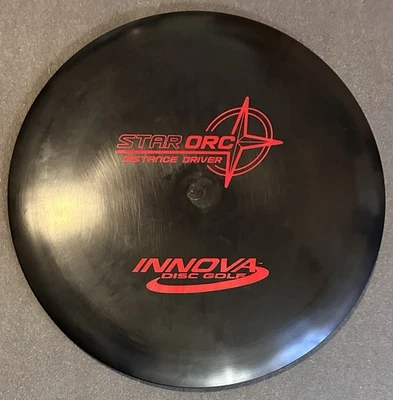 Innova PFN Star Orc Midnight Black, Patent Number, Penned Disc Golf Driver - Image 1 of 2