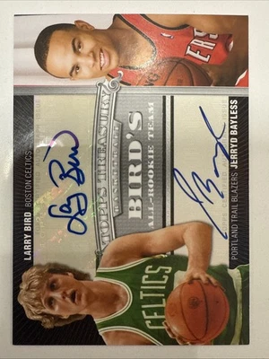 P 2008 TOPPS TREASURY BIRDS ALL ROOKIE TEAM #BT-JBA Larry Bird DUAL AUTO /39 - Image 1 of 2