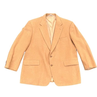 Mens LaCrosse 100% Camel Hair Sport Coat Blazer Business Career Professional - Image 1 of 4