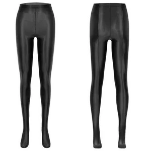 Mujeres Brillantes Brillantes Pantimedias con Pies Medias Brillantes de Sostener Pantalones - Imagen 1 de 16