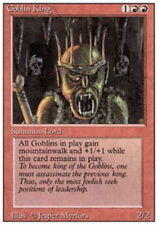 MTG magic cards 1x x1 Moderate Play, English Goblin King 3rd Edition Revised 