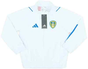 Leeds United Football Jacket Adidas 5-6 Years Anthem Track Top - Picture 1 of 2