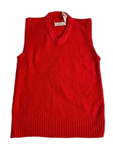 Vintage 50s / 60s JCPenney Childs Sweater Vest Size 5-6 Red - Picture 1 of 7