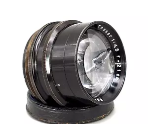 CARL ZEISS JENA TESSAR f4.5 21cm LARGE FORMAT BARREL LENS 4x5, 5x7 USA - Picture 1 of 10