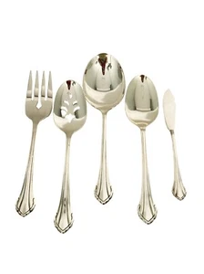 Oneida Community Clarette Servizio Pezzi Set Posate Silverplate 5 Pezzi Cucchiai - Foto 1 di 6