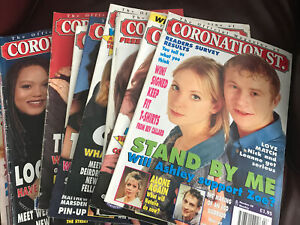 Lot of 9 Coronation Street St Magazines 1997 Magazine GREAT SHAPE