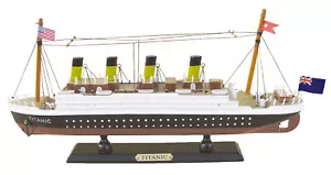 Schiffsmodell - Titanic Modellschiff Holz 35x16cm Sea4You maritime Dekoration - Bild 1 von 1