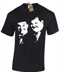 Dick & Doof Mens T Shirt Cool Comedy Laurel and Hardy Retro Funny Classic Top