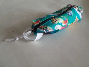 Cute Kitty CAT Design ZIPPER POUCH, Make-Up Bag, Pencil Case Multi-purpose Purse - Picture 1 of 6