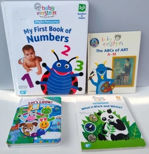 Lot of 4 Books, Baby Einstein, Playful Discoveries, Board, Little First Look  - Imagen 1 de 10