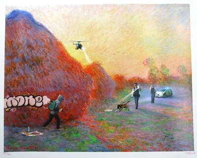 ZEDSY Needle In A Haystack Signiert + sticker banksy,shepard fairey,whatson - Bild 1 von 4