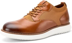 Meijiana scarpe eleganti Oxford da uomo stringate a coda di rondine brogue taglia 11 - Foto 1 di 4