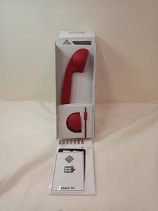 Native Union Moshi Moshi Red Headset Earphone Telephone Receiver With Jack plug - Zdjęcie 1 z 15