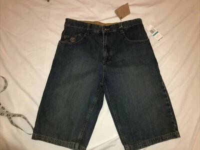 Timberland Boys Denim Shorts Size 16 NWT with hanger mark in back patch - Image 1 of 4