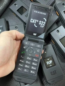 Cat S22 Flip (16GB) 2.8" Android 11, IP68 Agua Desbloqueado Para Todas las SIM BUENO - Imagen 1 de 7