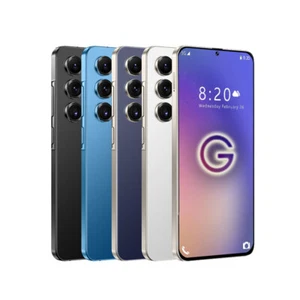 Unlocked G56 5G Smartphone 128GB+8GB DualSim Mobile Phone Cheap Phone Android 15 - Picture 1 of 14