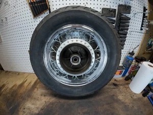 2001-2006 Honda Shadow AERO 750 VT750C Rear Wheel Rim Tire - Picture 1 of 7