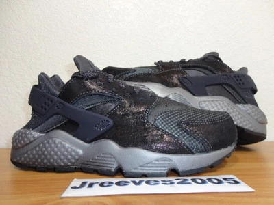 Women's Nike Air Huarache Run PRM ANTHRACITE Sz 6 100% Authentic 683818 004 - Изображение 1 из 4