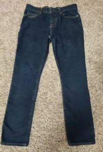 Aeropostale Herren SKINNY DUNKLE WASCHUNG KNOPFLEISTE JEANS 30X30  - Bild 1 von 11