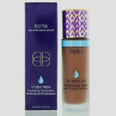 TARTE Shape Tape Hydrating Foundation MAHOGANY ~ 1 fl oz NEW & BOXED - Image 1 of 3
