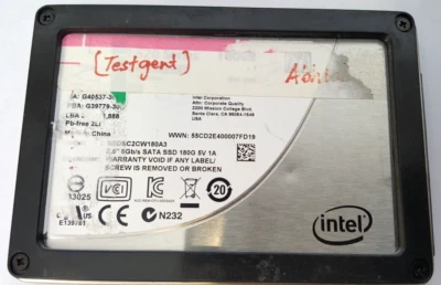 Intel 520 Series SSDSC2CW180A3 180GB 2.5" SATA III Solid State Drive - Image 1 of 2