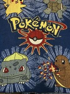 The Northwest Pokémon Woven Throw Blanket Official Nintendo Pokemon Made USA - Bild 1 von 11