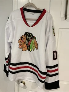 Christmas Vacation Clark Griswold Chicago Blackhawks Jersey Size L NWT - Picture 1 of 6