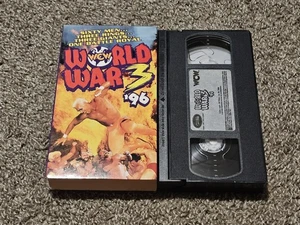 wcw WORLD WAR 3 1996 ACTUALLY 1995 NON-RENTAL vhs wrestling - Imagen 1 de 5