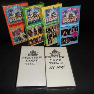 HARD 'N HEAVY VHS LOT 6 Tape Volume 5,7,8,10 + 2 PROMO DIO KISS SABBATH MAIDEN - Picture 1 of 5