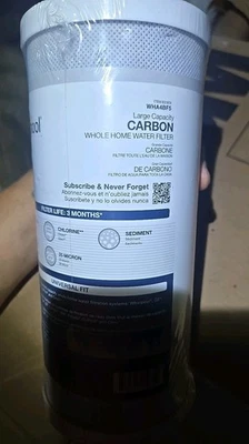  Whirlpool WHA4BF5 Large Capacity Carbon Whole Water Filter Cartridge - Image 1 of 3