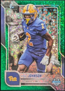 2025 Bowman Chrome University Green Mini-Diamond Refractor #87 Kenny Johnson /99 - Bild 1 von 2