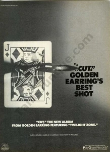 1983 Golden Earring Cut Rock Album Promo Vintage PRINT AD Fan Weihnachtsgeschenk! (4601) - Bild 1 von 1