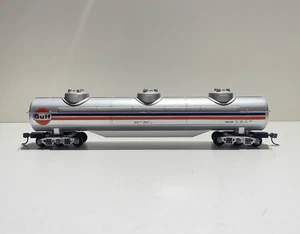Tyco HO Scale Gulf OSKX #829 '62 3-Dome Tank Car Upgraded No Box - Picture 1 of 6