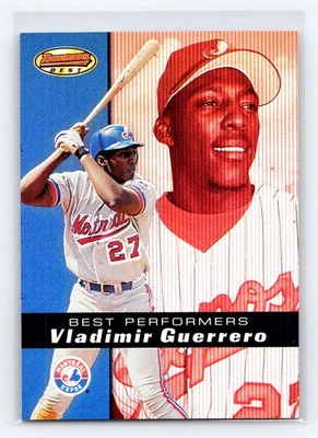 Bowman's Best #96 Vladimir Guerrero Montreal Expos 2000 Foto 1 de 2