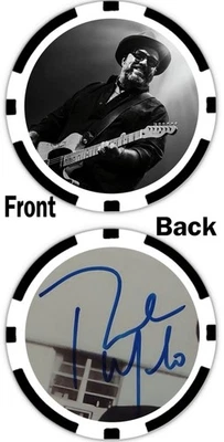 RAUL MALO - MAVERICKS LEGENDARIO CROONER - FICHA CONMEMORATIVA DE PÓKER - *FIRMADA* Foto 1 de 2