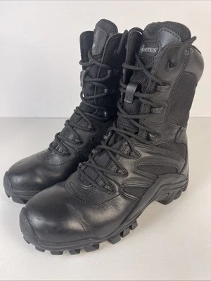 Botas con cordones uniforme Bates Delta 8 cremallera lateral para mujer talla 6 E02748 antideslizantes Foto 1 de 4