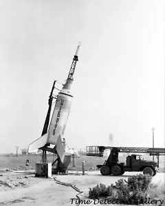 Little Joe 1 Booster Rakete der NASA mit Merkurkapsel - 1959 - Fotodruck - Bild 1 von 1
