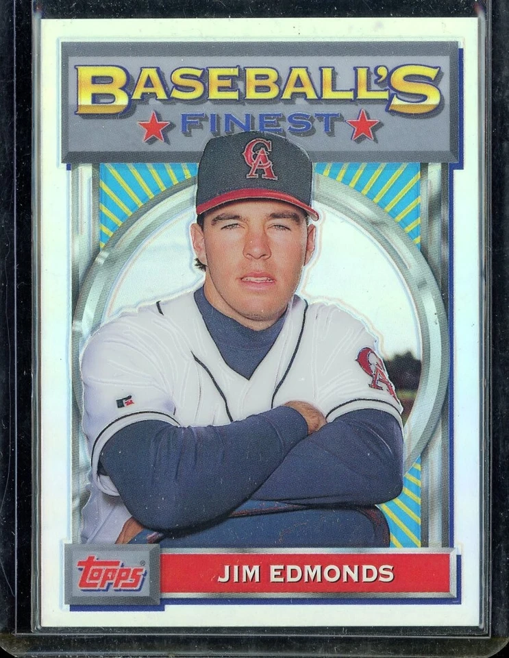 2001 Topps Finest Origins Refractors #FO5 Jim Edmonds - Image 1 of 1