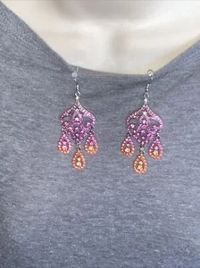 Pendientes multicolores de estrás J Crew Chandelier Statements totalmente nuevos 🙂223 - Imagen 1 de 4